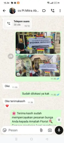 Testimonial Papan Bunga kembangan