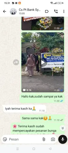 Testimonial Papan Bunga kembangan